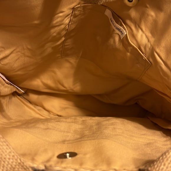 NWT SALT + UMBER 100% NATURAL & RECYCLED MATERIALS ISLA JUTE AND SEASHELL TOTE - Picture 8 of 10